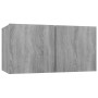 Mueble de pared para TV madera contrachapada gris sonoma de vidaXL, Muebles TV - Ref: Foro24-3114588, Precio: 264,99 €, Descu...