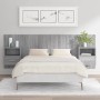 Cabecero de cama con mesitas madera contrachapada gris Sonoma de vidaXL, Cabeceros y pies de cama - Ref: Foro24-3115698, Prec...