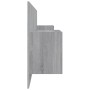 Sonoma gray plywood headboard with side tables by vidaXL, Headboards and footboards - Ref: Foro24-3115698, Price: 135,85 €, D...