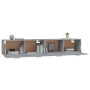 Wall cabinets 2 units sonoma gray plywood 100x36.5x35 cm by vidaXL, Lockers and storage cabinets - Ref: Foro24-3115666, Price...