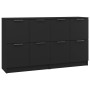 Aparadores 2 uds madera contrachapada negro 60x30x70 cm de vidaXL, Aparadores - Ref: Foro24-3115805, Precio: 112,64 €, Descue...