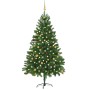 Árbol de Navidad preiluminado con luces y bolas verde 210 cm de vidaXL, Arboles de navidad - Ref: Foro24-3077556, Precio: 204...