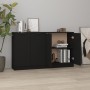 Sideboards 2 Stück schwarzes Sperrholz 60x30x70 cm von vidaXL, Sideboards - Ref: Foro24-3115773, Preis: 106,69 €, Rabatt: %