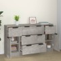 Concrete gray plywood 3-piece sideboard set by vidaXL, Sideboards - Ref: Foro24-3115823, Price: 176,27 €, Discount: %