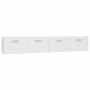 Wall cabinets 2 units glossy white plywood 100x36.5x35 cm by vidaXL, Lockers and storage cabinets - Ref: Foro24-3115664, Pric...