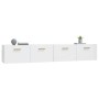 Wall cabinets 2 units glossy white plywood 100x36.5x35 cm by vidaXL, Lockers and storage cabinets - Ref: Foro24-3115664, Pric...