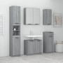 Sonoma gray plywood 5-piece bathroom furniture set by vidaXL, Bathroom furniture - Ref: Foro24-3115858, Price: 292,99 €, Disc...