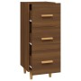 Aparador madera de ingeniería marrón roble 34,5x34x90 cm de vidaXL, Aparadores - Ref: Foro24-817410, Precio: 54,29 €, Descuen...