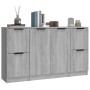 Sideboards 3 pieces Sonoma gray plywood by vidaXL, Sideboards - Ref: Foro24-3115850, Price: 134,00 €, Discount: %