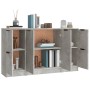 Sideboards 3 pieces cement gray plywood by vidaXL, Sideboards - Ref: Foro24-3115847, Price: 131,43 €, Discount: %