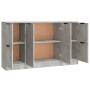 Aparadores 3 piezas madera contrachapada gris cemento de vidaXL, Aparadores - Ref: Foro24-3115847, Precio: 124,46 €, Descuent...