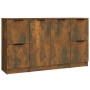 3-piece smoked oak plywood sideboards by vidaXL, Sideboards - Ref: Foro24-3115849, Price: 113,56 €, Discount: %