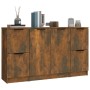 3-teilige Sideboards aus geräuchertem Eichensperrholz von vidaXL, Sideboards - Ref: Foro24-3115849, Preis: 113,56 €, Rabatt: %