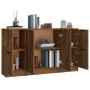 3-piece smoked oak plywood sideboards by vidaXL, Sideboards - Ref: Foro24-3115849, Price: 113,56 €, Discount: %