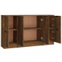 3-piece smoked oak plywood sideboards by vidaXL, Sideboards - Ref: Foro24-3115849, Price: 113,56 €, Discount: %