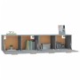 Wall cabinets 2 pcs sonoma gray plywood 80x35x36.5 cm by vidaXL, Lockers and storage cabinets - Ref: Foro24-3115650, Price: 8...