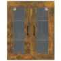 Smoked oak wall hanging cabinet 69.5x34x90 cm by vidaXL, Sideboards - Ref: Foro24-817390, Price: 69,60 €, Discount: %