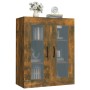 Smoked oak wall hanging cabinet 69.5x34x90 cm by vidaXL, Sideboards - Ref: Foro24-817390, Price: 69,60 €, Discount: %