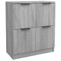 Aparadores 2 uds madera contrachapada gris Sonoma 60x30x70 cm de vidaXL, Aparadores - Ref: Foro24-3115810, Precio: 108,78 €, ...