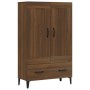 Aparador alto de madera contrachapada marrón roble 70x31x115 cm de vidaXL, Aparadores - Ref: Foro24-817488, Precio: 79,59 €, ...