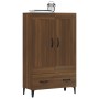 Tall oak brown plywood sideboard 70x31x115 cm by vidaXL, Sideboards - Ref: Foro24-817488, Price: 79,59 €, Discount: %