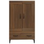 Aparador alto de madera contrachapada marrón roble 70x31x115 cm de vidaXL, Aparadores - Ref: Foro24-817488, Precio: 79,59 €, ...