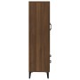 Aparador alto de madera contrachapada marrón roble 70x31x115 cm de vidaXL, Aparadores - Ref: Foro24-817488, Precio: 79,59 €, ...