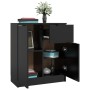 Aparadores 2 uds madera contrachapada negro 60x30x70 cm de vidaXL, Aparadores - Ref: Foro24-3115813, Precio: 156,59 €, Descue...