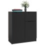 Aparadores 2 uds madera contrachapada negro 60x30x70 cm de vidaXL, Aparadores - Ref: Foro24-3115813, Precio: 156,59 €, Descue...