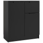 Aparadores 2 uds madera contrachapada negro 60x30x70 cm de vidaXL, Aparadores - Ref: Foro24-3115813, Precio: 156,59 €, Descue...