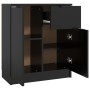 Aparadores 2 uds madera contrachapada negro 60x30x70 cm de vidaXL, Aparadores - Ref: Foro24-3115813, Precio: 156,59 €, Descue...