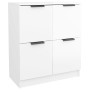 2 plywood white gloss sideboards 60x30x70 cm by vidaXL, Sideboards - Ref: Foro24-3115808, Price: 134,21 €, Discount: %