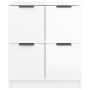 2 plywood white gloss sideboards 60x30x70 cm by vidaXL, Sideboards - Ref: Foro24-3115808, Price: 134,21 €, Discount: %