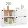 2 plywood white gloss sideboards 60x30x70 cm by vidaXL, Sideboards - Ref: Foro24-3115808, Price: 134,21 €, Discount: %