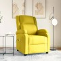 Sillón de masaje de tela amarillo claro de vidaXL, Sillones de masaje eléctricos - Ref: Foro24-342436, Precio: 186,99 €, Desc...