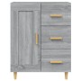 Sonoma gray plywood sideboard 69.5x34x90 cm by vidaXL, Sideboards - Ref: Foro24-817370, Price: 78,99 €, Discount: %