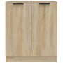 Aparadores 2 uds madera contrachapada roble Sonoma 60x30x70 cm de vidaXL, Aparadores - Ref: Foro24-3115774, Precio: 125,17 €,...