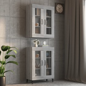 Sonoma grauer hängender Wandschrank 69,5x34x90 cm von vidaXL, Sideboards - Ref: Foro24-817391, Preis: 71,52 €, Rabatt: %