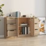 Sideboards 3 pieces sonoma oak plywood by vidaXL, Sideboards - Ref: Foro24-3115838, Price: 184,65 €, Discount: %