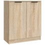 Aparadores 3 piezas madera contrachapada color roble sonoma de vidaXL, Aparadores - Ref: Foro24-3115838, Precio: 170,36 €, De...