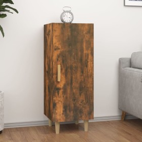 Aparador madera contrachapada roble ahumado 34,5x34x90 cm de vidaXL, Aparadores - Ref: Foro24-817402, Precio: 49,99 €, Descue...