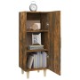 Smoked oak plywood sideboard 34.5x34x90 cm by vidaXL, Sideboards - Ref: Foro24-817402, Price: 49,99 €, Discount: %