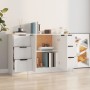 Sideboards 3 pieces plywood white by vidaXL, Sideboards - Ref: Foro24-3115836, Price: 172,79 €, Discount: %