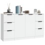 Sideboards 3 pieces plywood white by vidaXL, Sideboards - Ref: Foro24-3115836, Price: 172,79 €, Discount: %