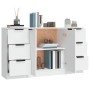 Sideboards 3 pieces plywood white by vidaXL, Sideboards - Ref: Foro24-3115836, Price: 172,79 €, Discount: %