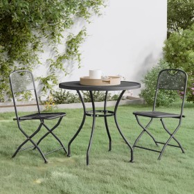 Garden dining set 3 pieces anthracite expanded metal mesh by vidaXL, Garden sets - Ref: Foro24-3084711, Price: 193,99 €, Disc...