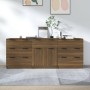 3-piece oak brown plywood sideboard by vidaXL, Sideboards - Ref: Foro24-3115803, Price: 207,66 €, Discount: %