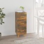 Smoked oak engineered wood sideboard 34.5x34x90 cm by vidaXL, Sideboards - Ref: Foro24-817408, Price: 51,33 €, Discount: %