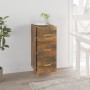 Smoked oak engineered wood sideboard 34.5x34x90 cm by vidaXL, Sideboards - Ref: Foro24-817408, Price: 51,33 €, Discount: %