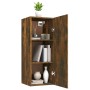 Eiche geräuchert Holzwerkstoff-Hängeschrank 34,5x34x90 cm von vidaXL, Regale und Regale - Ref: Foro24-817441, Preis: 45,54 €,...